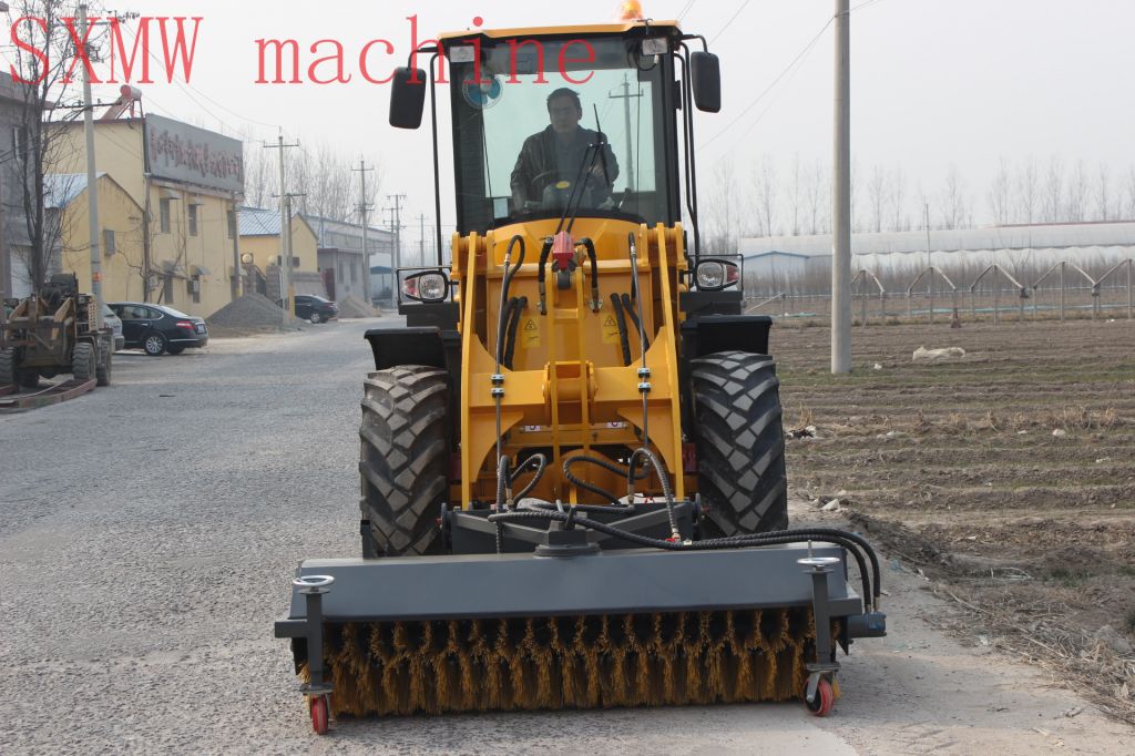 CHINA SXMW MACHINE compact wheel loader with 4 in 1 bucket