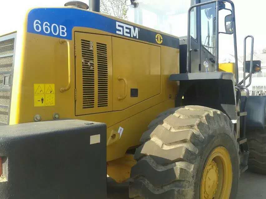 hot sale low price china SEM660B used loaders for 6 ton second loader