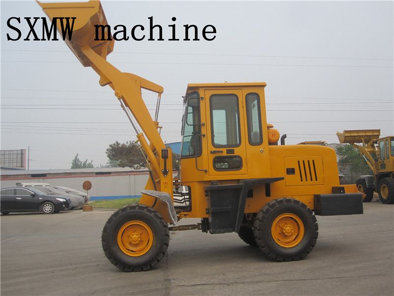 hot sale diesel powered loading articulated loader SXMW10 for loading 1000kg