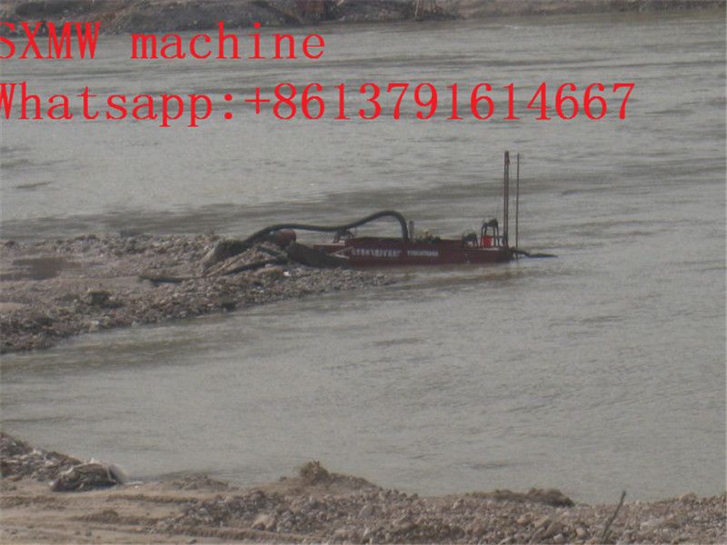 SXMW machine mini dredger with pumping sand