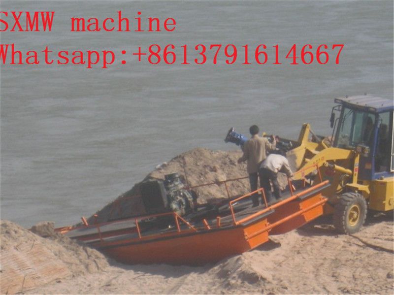 SXMW machine mini dredger with pumping sand