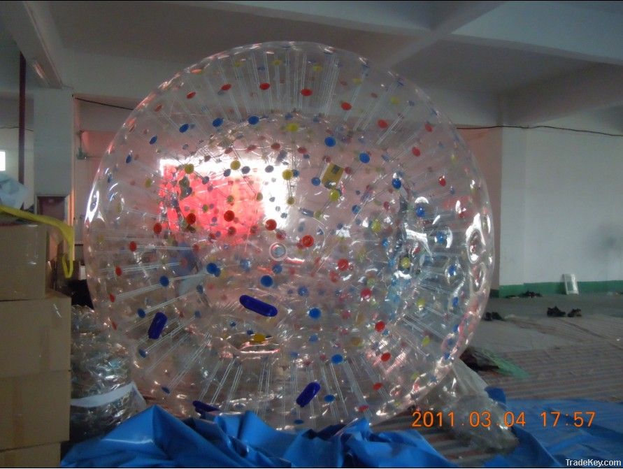 transparent zorb ball