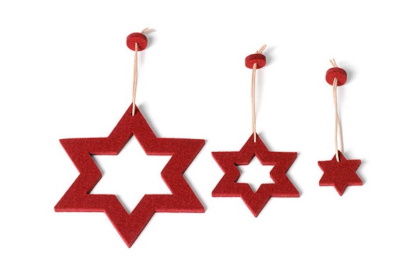 Christmas decoration- Felt star hanger