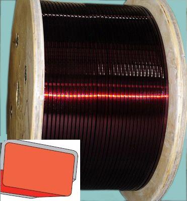 Class 200 Polyesterimide Enameled Aluminum Rectangular Wires Overcoate