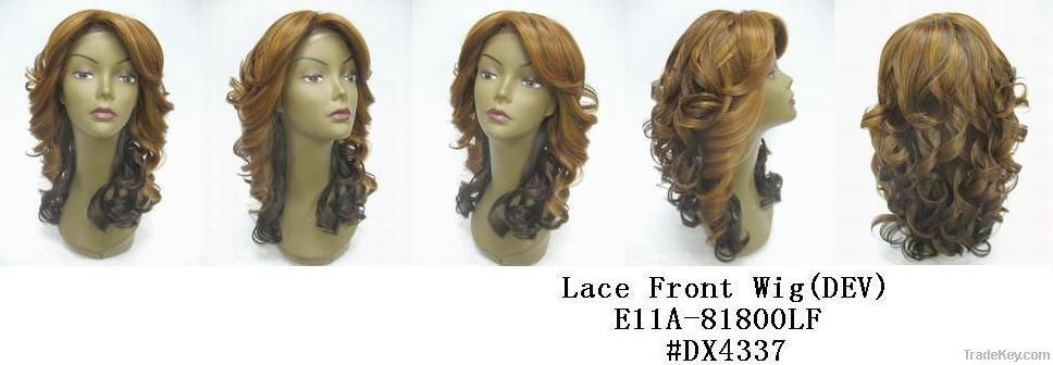 Popular Synthetic / High Heat Lace Front Wig (Curly and Medium Length)