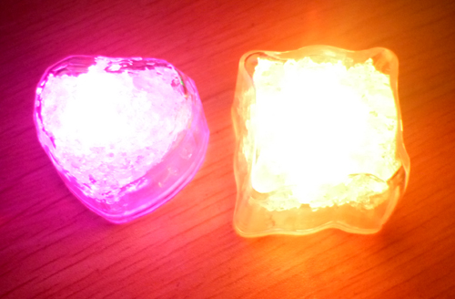 flashing led ice cube