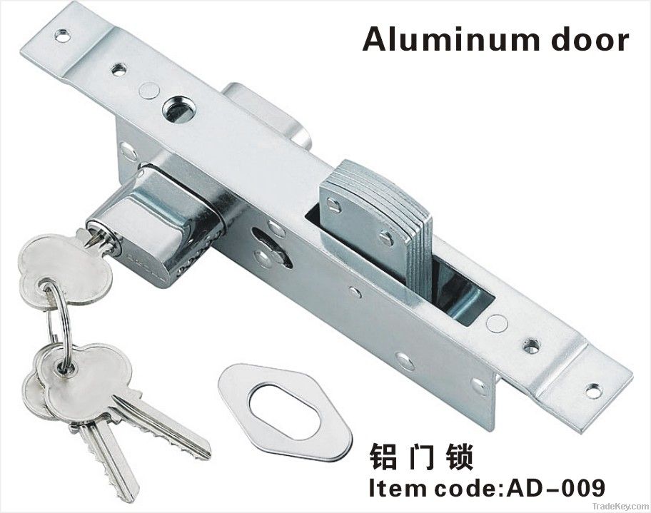 Aluminium door lock