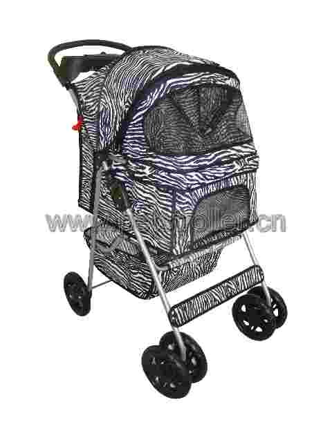 Collapsible pet stroller