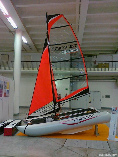 minicat sail boat
