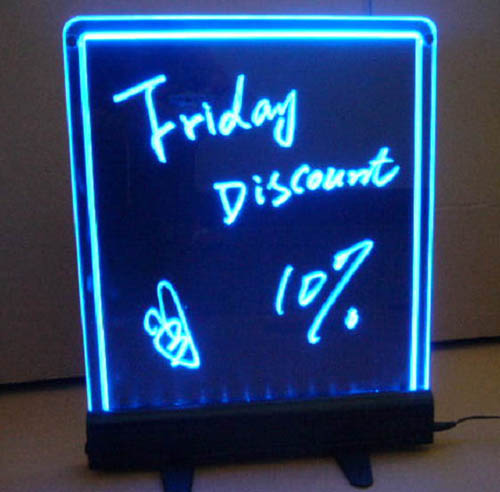 Multi Color Frameless LED writing Boards BFBA1412