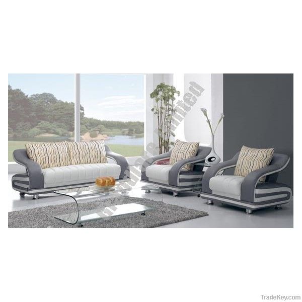 Modern Real leather sofa set