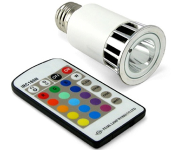 RGB LED spotlight Bulb with Remote Controller