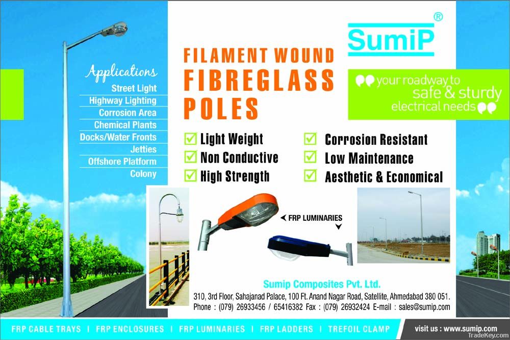 FRP LIGHTING POLES & LUMINARIES