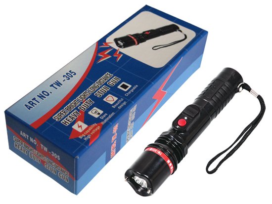 stun gun, flashlight tw 305