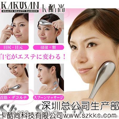 spoon shaped beauty roller massager