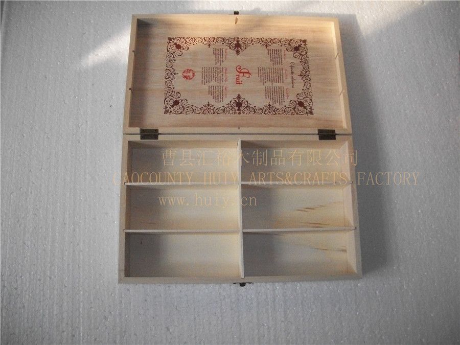 New style tea box, wooden tea box,  tea bx with dividers inside.