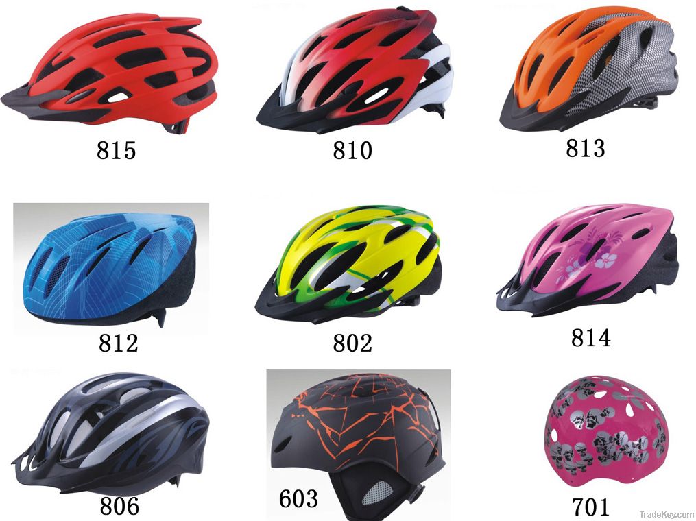 bicycle/racing helmet, sports helmet, skate helmet