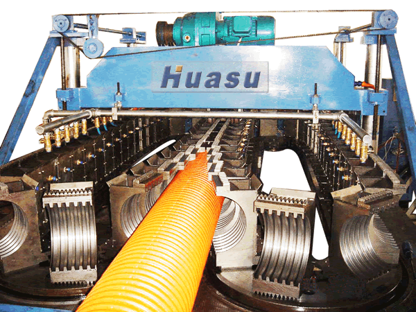 HDPE SBG-200 Double Wall Corrugated Pipe Extrusion Line