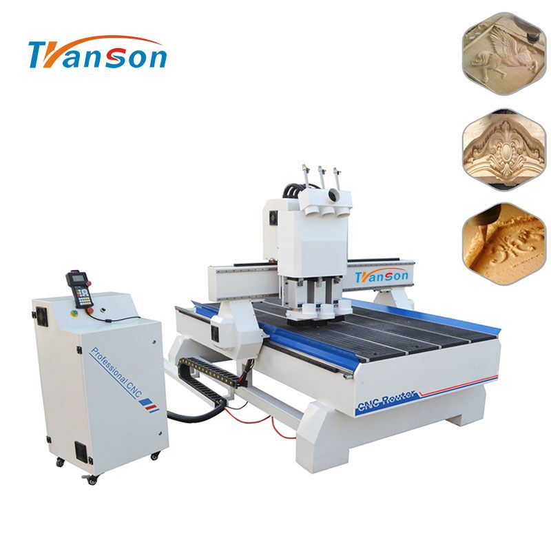 Double spindle wood working cnc router