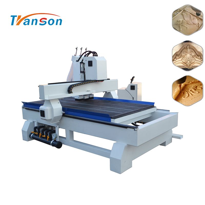Double spindle wood working cnc router