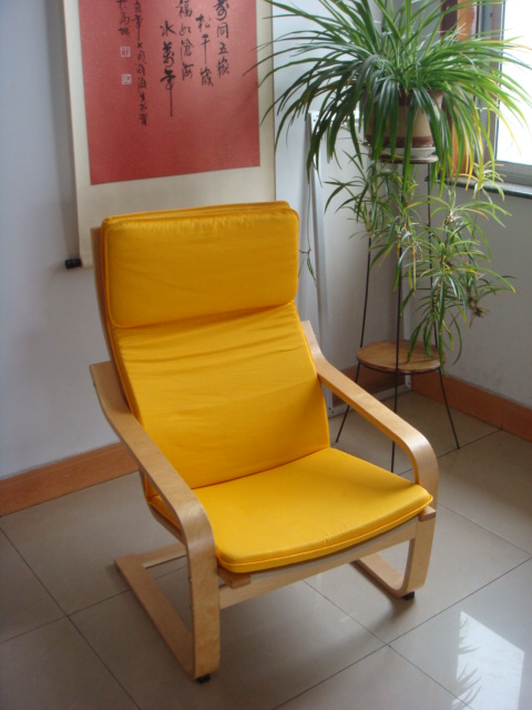 wood relax chair-Pksbo wooden frame