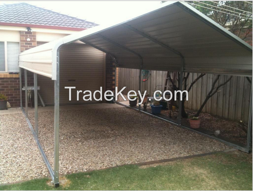 steel carport metal frame carport for two cars