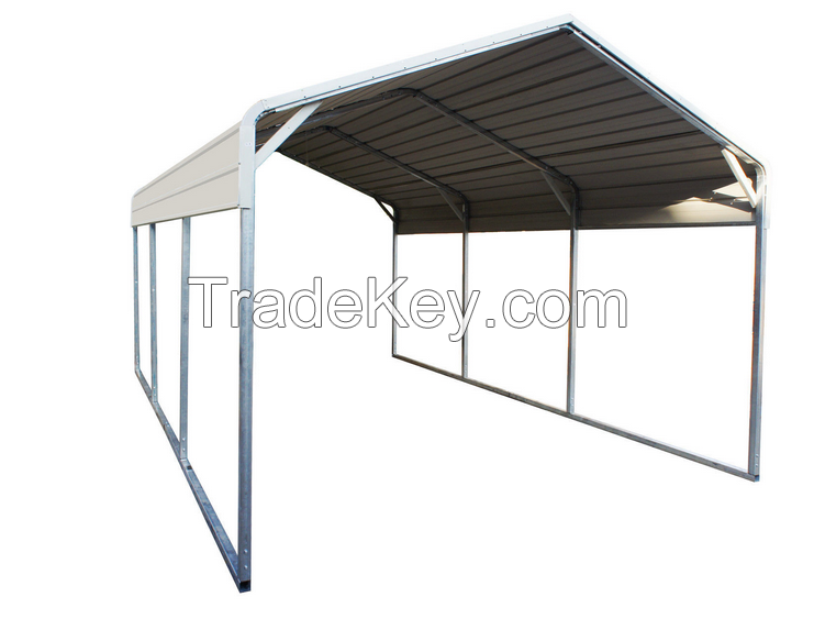 steel carport metal frame carport for two cars