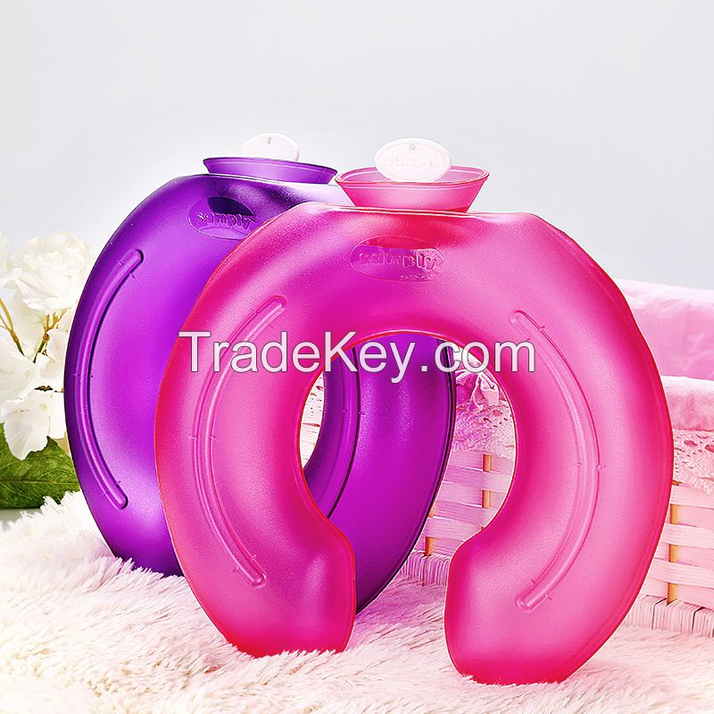 U Shape Pvc Hot Water Bottle