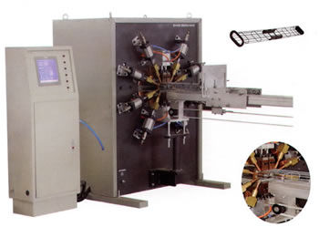Oval filter cage making machine