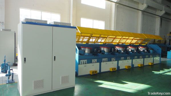 Straight line wire drawing machine