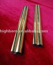 Gold coated quartz tube