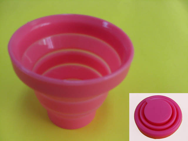multi-function foldable silicone cup