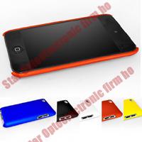 Hard Matte Rubberized Back Cover Case for iPod Touch 4G 4 the 4th
