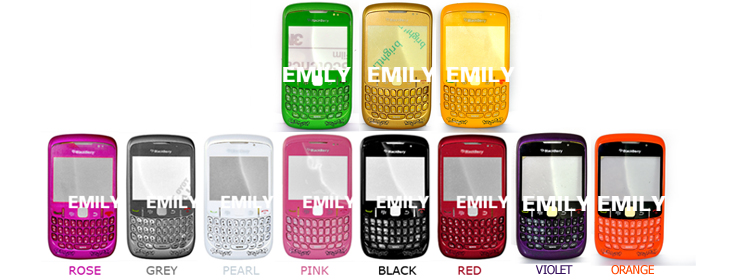 New Faceplate Housing Keyboard Cover for BlackBerry Curve 8520