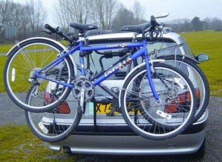 Rear mounted bike carrier