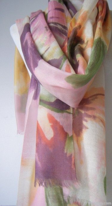 stock cashmere mist  shawl  print