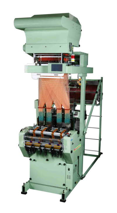 Electronic jacquard needle loom