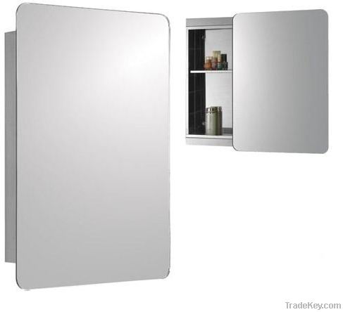 stainless steel bathroom mirror cabinet