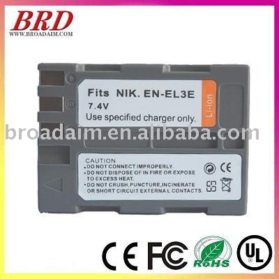 replacement camera battery EN-EL3E for branded