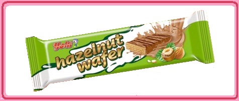 Yolli wafer with hazelnut cream and cocoa coating 25gr.