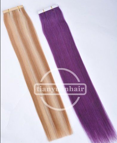 PU Skin Weft Hair Extension(Remy Human Hair)