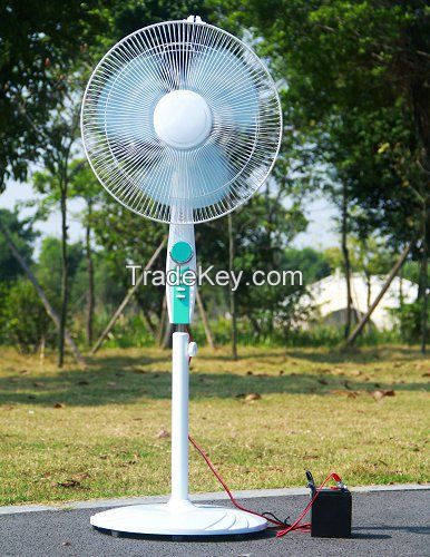 Solar DC Pedestal Fan for DC Solar System