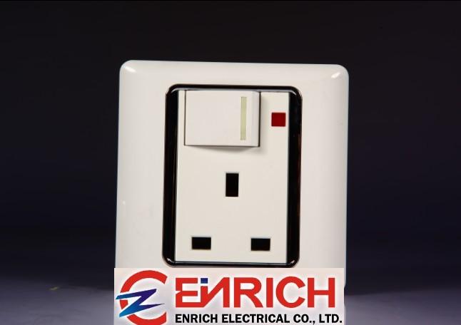 sell British wall switch (wall switch with 13A socket)