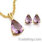 Genuine Amethyst Set