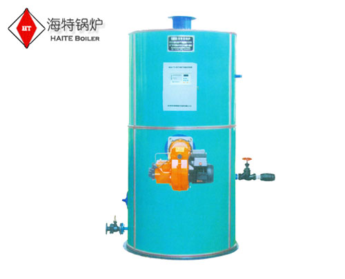 Pressure gas hot water boiler