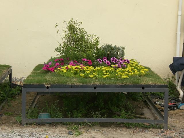 Modular roofgreening unit