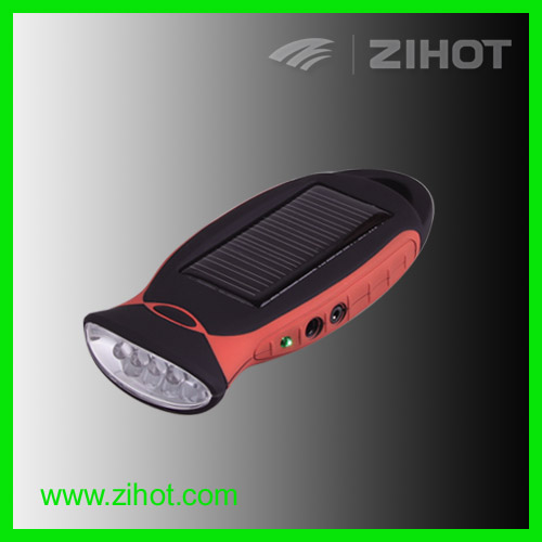 LED Solar Flashlight