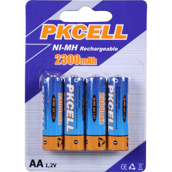 Ni-MH Rechargeable 1.2V AA 2300mAh battery