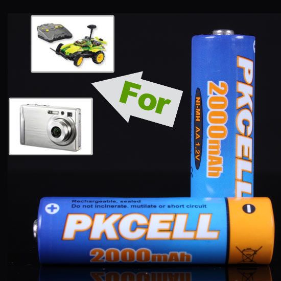 1.2V AA NI-MH 2000mAh rechargeable battery made