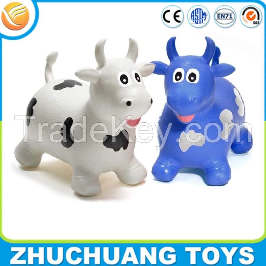 Professional Manufacturer For Cheap Pvc Milk Cow Jumping Toy Inflatable Animal